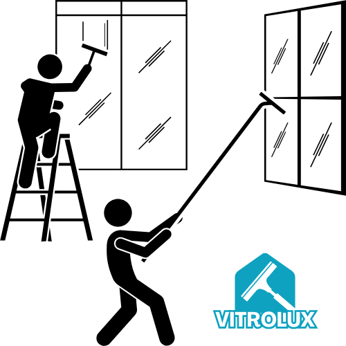 Nettoyage vitres en hauteur Vitrolux